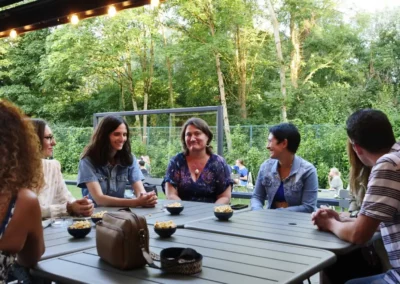 Alex Communication présente son activité lors de l'Afterwork à Yerres 91 - avec Aude GUINDÉ, Sandrine ARNAULT, Sophie LAURENT,Vincent MÉTIER